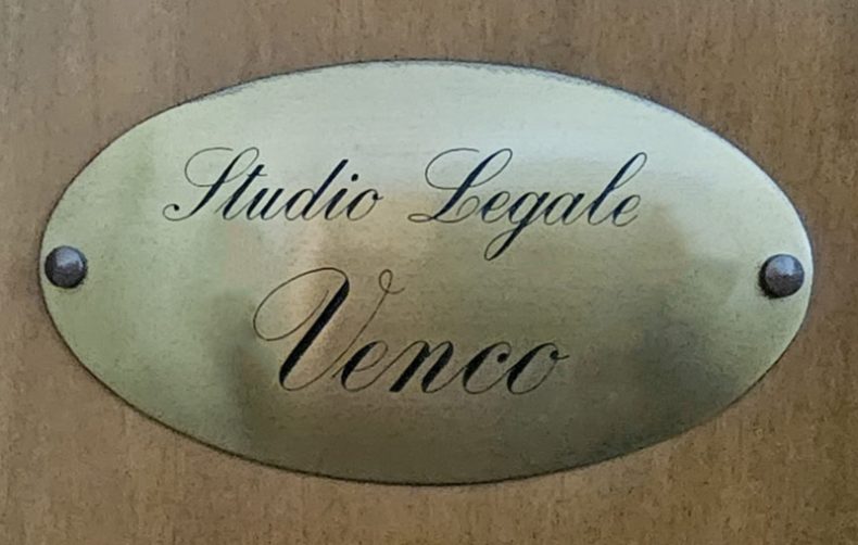 Studio Legale Venco – Targa